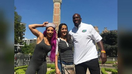 Titus O'Neil, Sasha Banks and Bayley say "Bon jour" to Lille, France