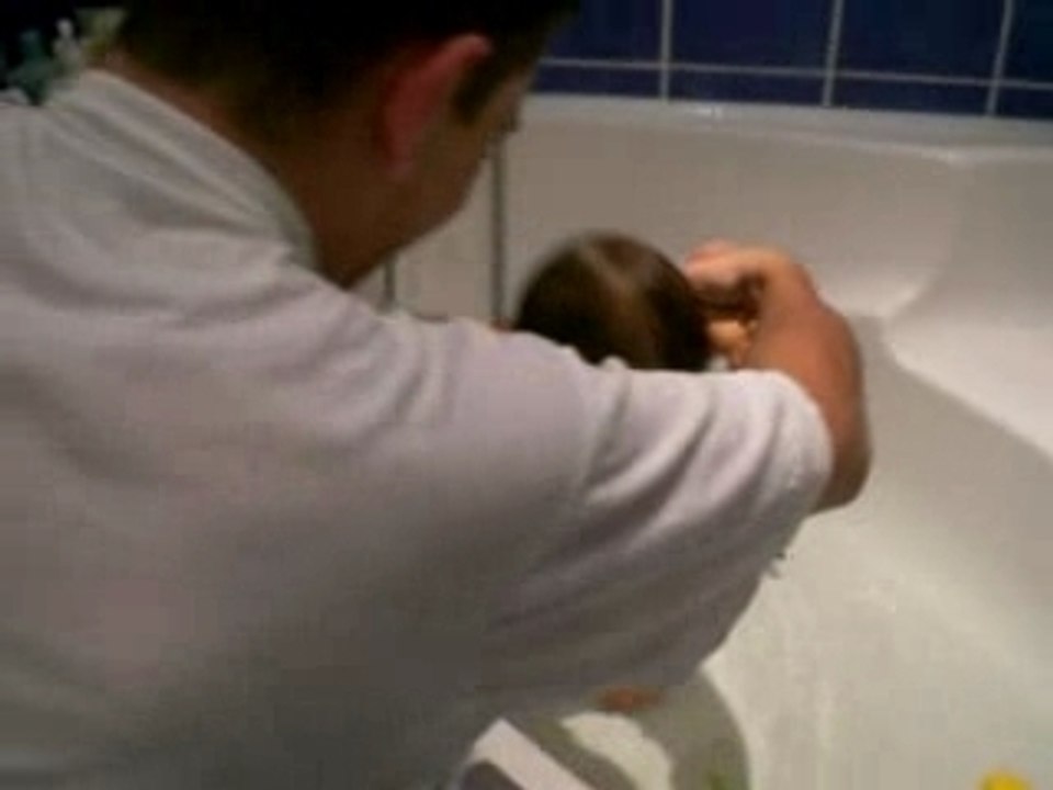dans le bain