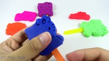 Play Doh Hello Kitty Popsicles with Disney Cars Molds Fu Creativ