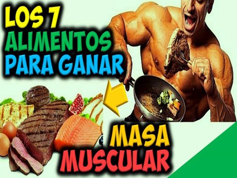 Los 7 Alimentos Que nos Ayudara, Aumentar la Masa Muscular y Sin Ganar Grasa en el Cuerpo