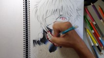 (SPEED DRAWING) Drawing Kaneki Ken (Tokyo Ghoul) | Lyon Universe