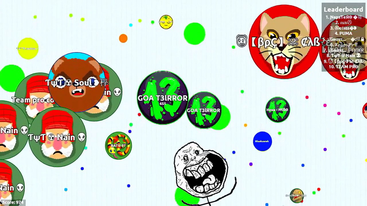 AGAR.IO - TRAPÉZIO DESCENDENTE