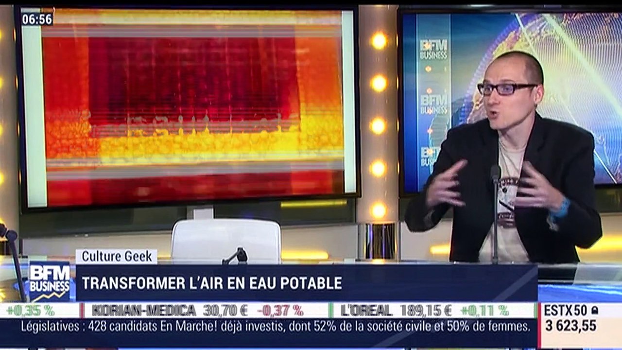 Anthony Morel: Comment créer de l'eau potable grâce à l'air qu'on respire ? - 12/05