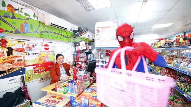 Frozen Elsa COCA COLA CHALLENGE! Movie Kids Toys w- Spiderman, Joker Prank Real Life Superheroes IRL