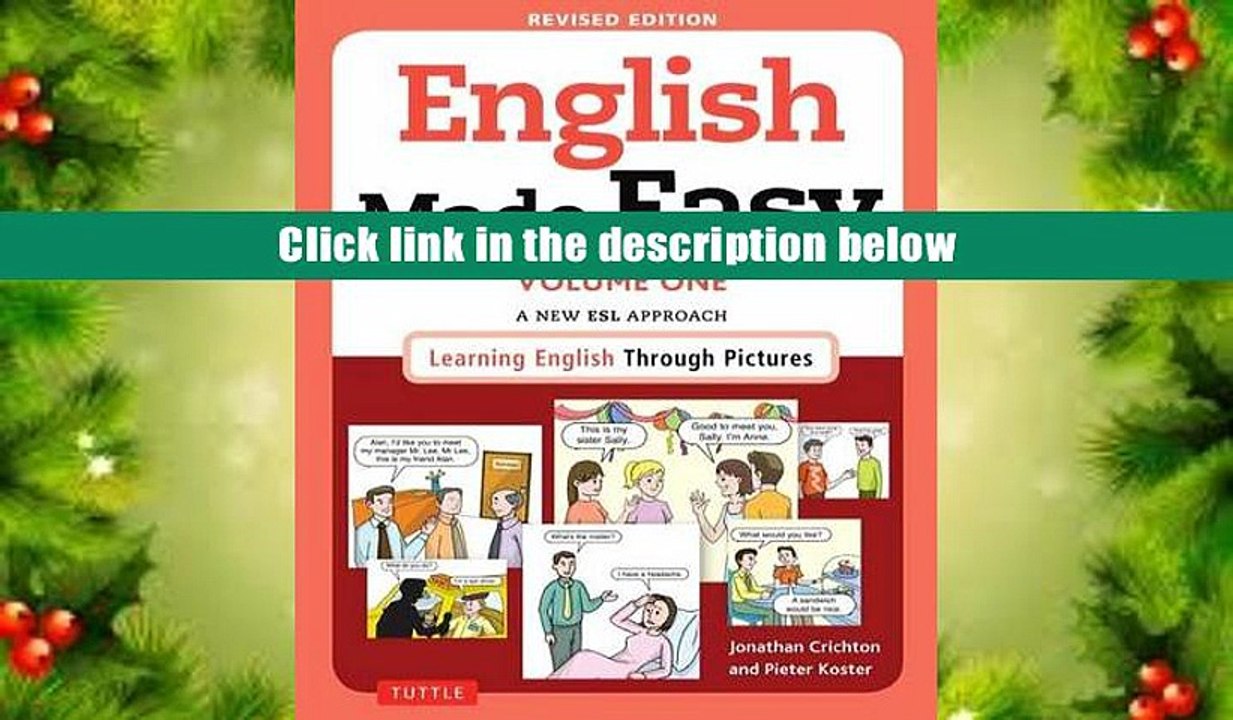 DOWNLOAD [PDF] English Made Easy Volume One: A New ESL Approach: Learning English Through Pictures