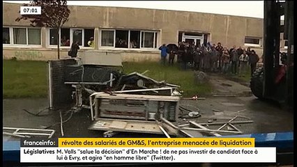 Les ouvriers de l’usine GM&S dans la Creuse affirment avoir piéger leur usine avec des bonbonnes de gaz