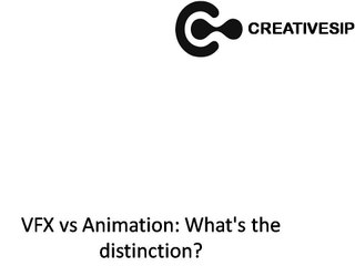 VFX vs Animation