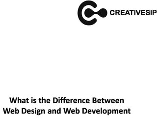 What is the Difference Between Web Design and Web Development