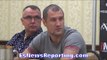 SERGEY KOVALEV SHUTSDOWN GOLOVKIN SPARRING RUMORS; TALKS ANDRE WARD & CANELO VS GGG SPARRING