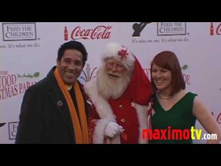 OSCAR NUNEZ & KATE FLANNERY at at The 2009 Hollywood Christmas Parade