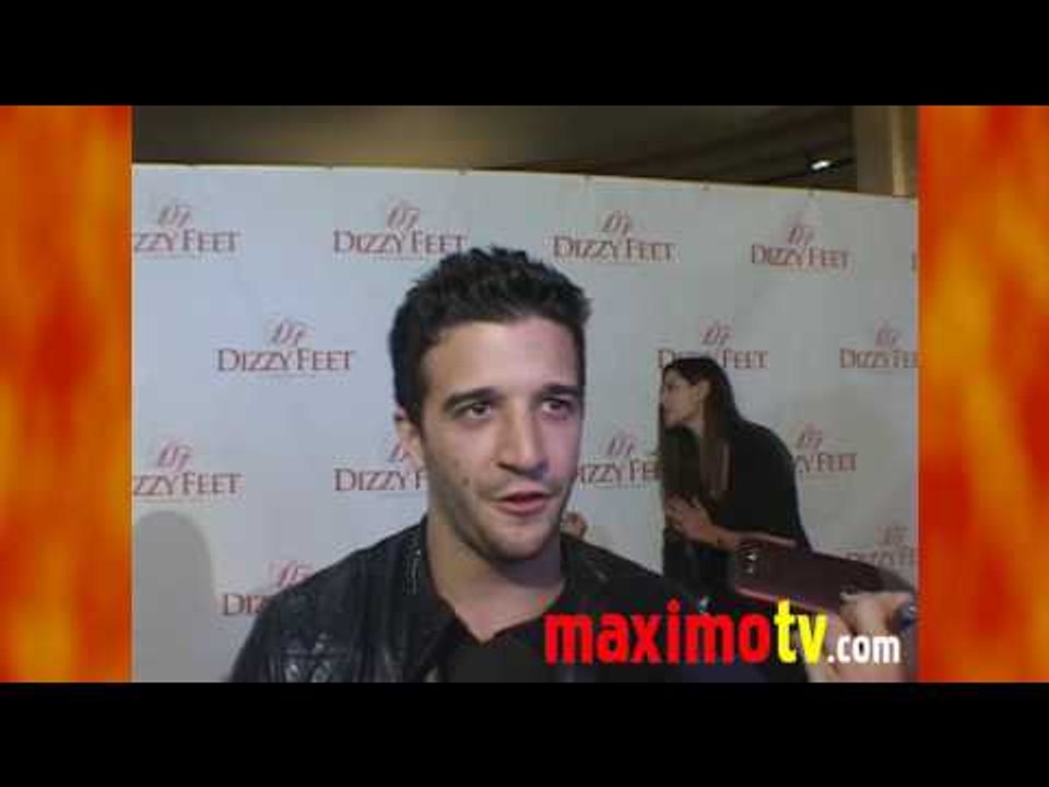 MARK BALLAS Interview at Dizzy Feet Foundation Dance Show  November 29, 2009