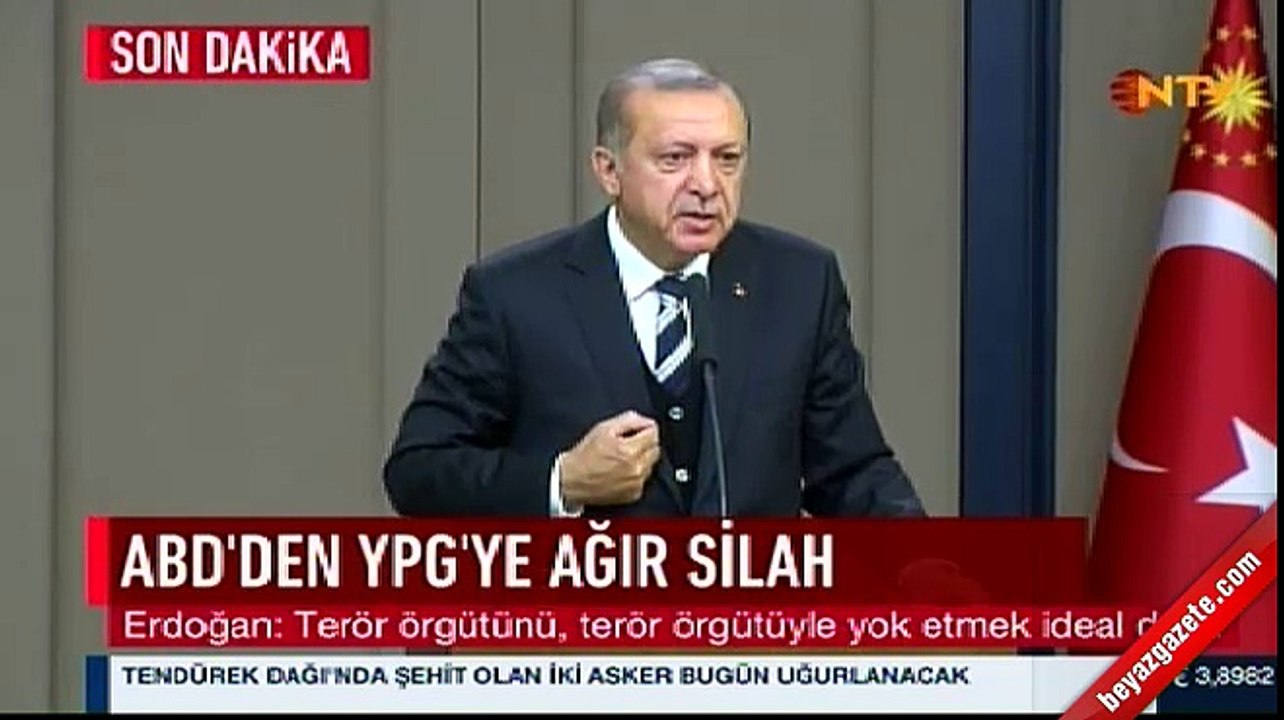 Cumhurbaşkanı Erdoğan'dan ABD'ye tepki