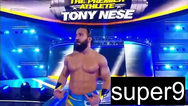 pakistani wrestler mustafa ali battle tony nese 10 april 2017