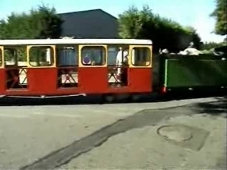 la loco à vapeur du CFT Anse en voie de 38 cm en ligne