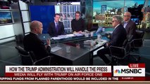 Donald Trump's Team, White House Press Air Concerns In Meeting _ Morning Joe _