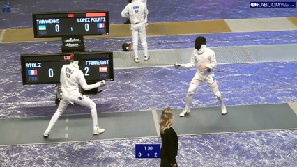 SNCF Réseau 2017 - 1ere vague de poules FABREGAT (ESP) - STOLZ (FRA)