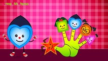 Shapes Cartoon Finger Fmily Rhyme for Childre