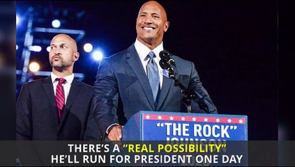 FOX 11 Dwayne “The Rock” Johnson says he may run for president one day