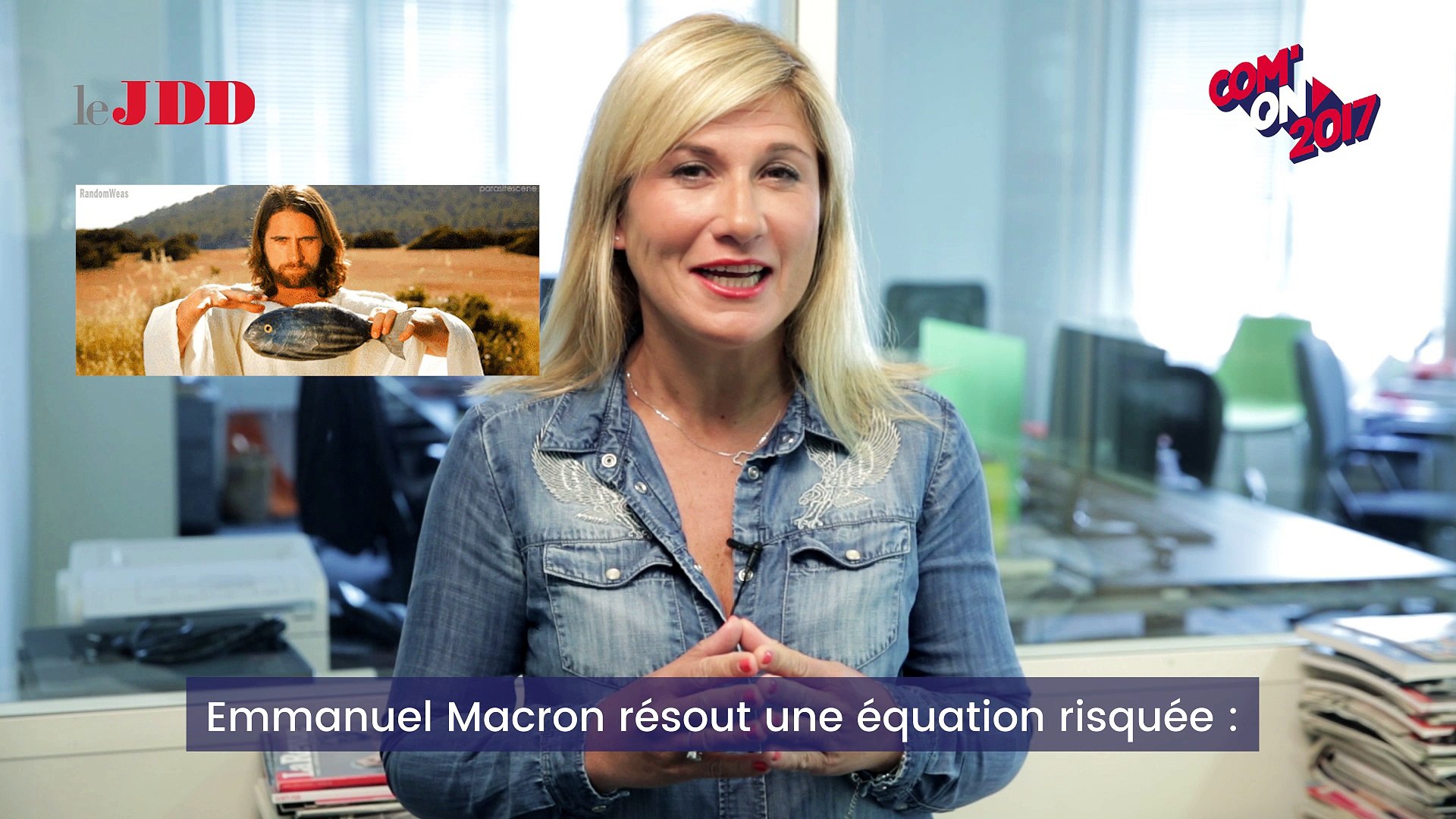 ⁣Quand Macron fait son storytelling