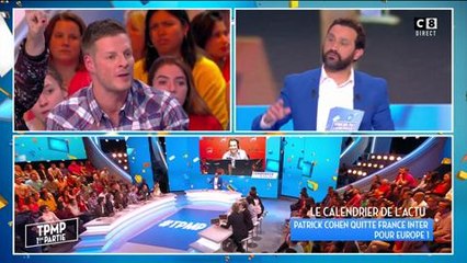 "TPMP" : Matthieu Delormeau charge Patrick Cohen qui arrive sur Europe 1