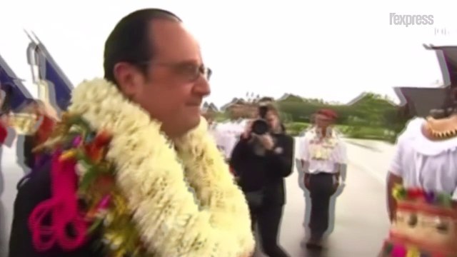 La pluie, les blagues, le foot: les bons côtés du président Hollande