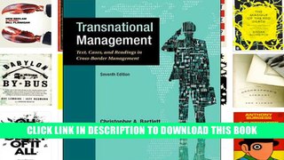 [PDF] Full Download Transnational Management: Text, Cases   Readings in Cross-Border Management