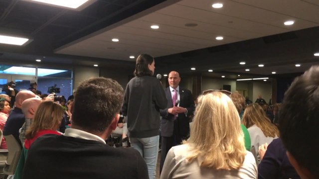 High School student asks congressman whether rape is a pre-existing condition under Trumpcare