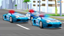 The Police Car Chasing Cartoons for children Cimpilation Cars Vehicles for Children Kids Animation