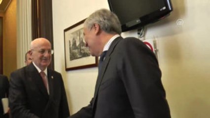 TBMM Başkanı Kahraman, AP Başkanı Tajani Ile Görüştü