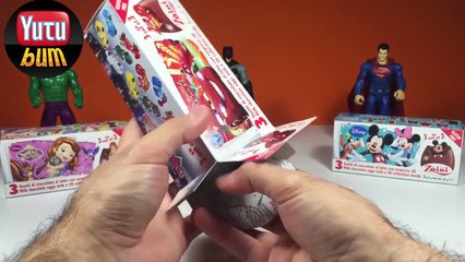 Süper Kahramanlar ile Sofia Arabalar ve Disney Sürpriz Yumurtaları Açma | Yutubum