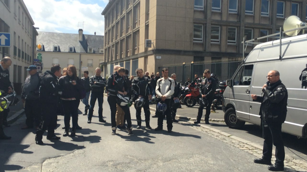 Manifestation motards