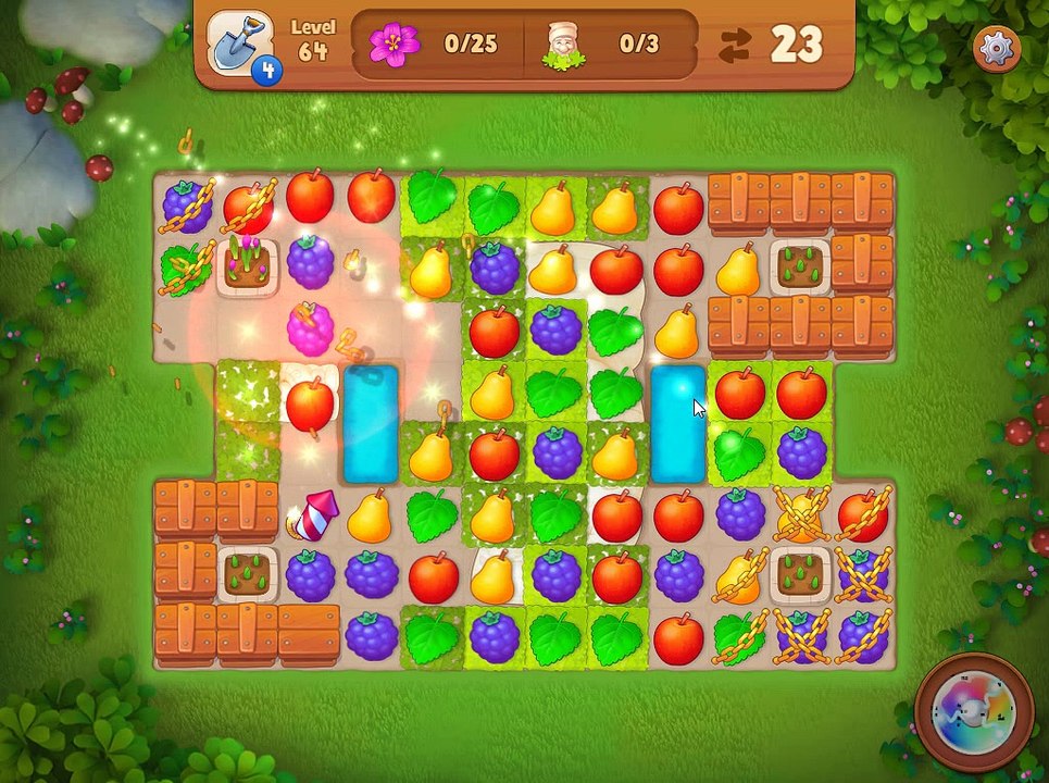 Gardenscapes - New Acres - Level 64 - No Boosters