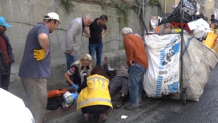 Hafriyat Kamyonu Kağıt Toplayıcısının Ayağını Ezdi