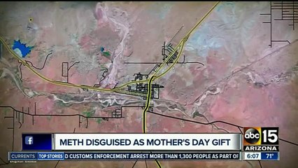 10 pounds of meth found in wrapped gift after Holbrook stop