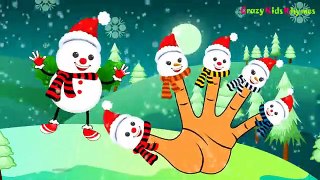 Christmas Jingle Bells Snow Man Cartoon Finger Family Nursery Rh