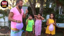 Çocuklarla Balon Fırlatma | Eğlenceli Çocuk Videosu | Yutubum