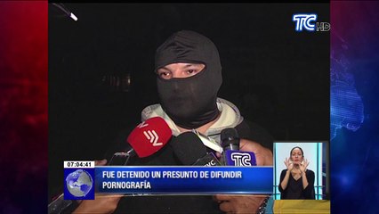 Fue detenido un sujeto acusado de difundir pornografía
