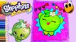 Shopkins coloring book ❤ Crayola coloring pages Apple Blossom Colored pencils ❤ KOKI DISNEY TOYS
