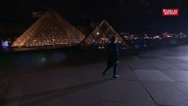 La Marche d'Emmanuel Macron au Louvre