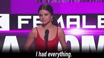 Selena Gomez Speaks on Depression & Anxiety at the American Music Awards _ MTV