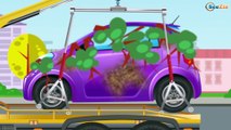 SUV Transportation & Tow Truck w 2D Kids Video | Cars and Trucks Cartoons for Toddlers