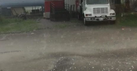 Heavy Hail Creates Dangerous Driving Conditions in Oklahoma