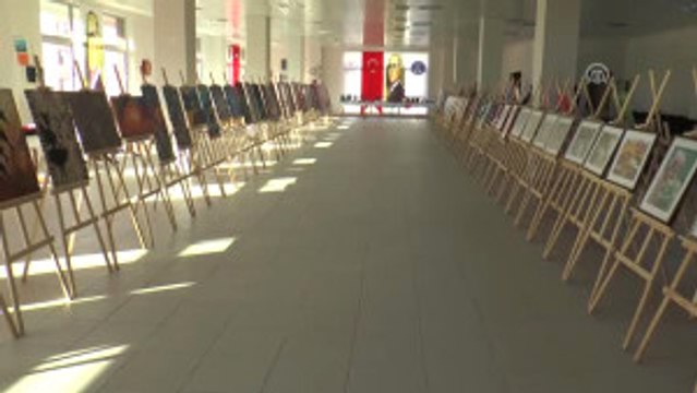 Öğrencilerin El Emeği, Göz Nuru Sergisi Açıldı
