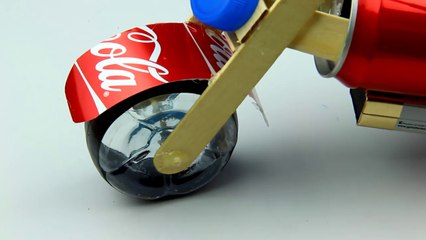 How to Make a Toy Motorcycle - Amazing Coca-Cola Motorcycle DIY