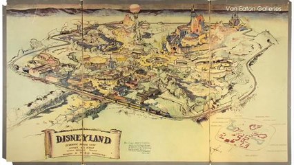 Walt Disney's Hand-drawn Map of Disneyland Will Be Auctioned