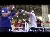 LIAM SMITH Killing The Mitts Going For Canelo's Head - esnews boxing