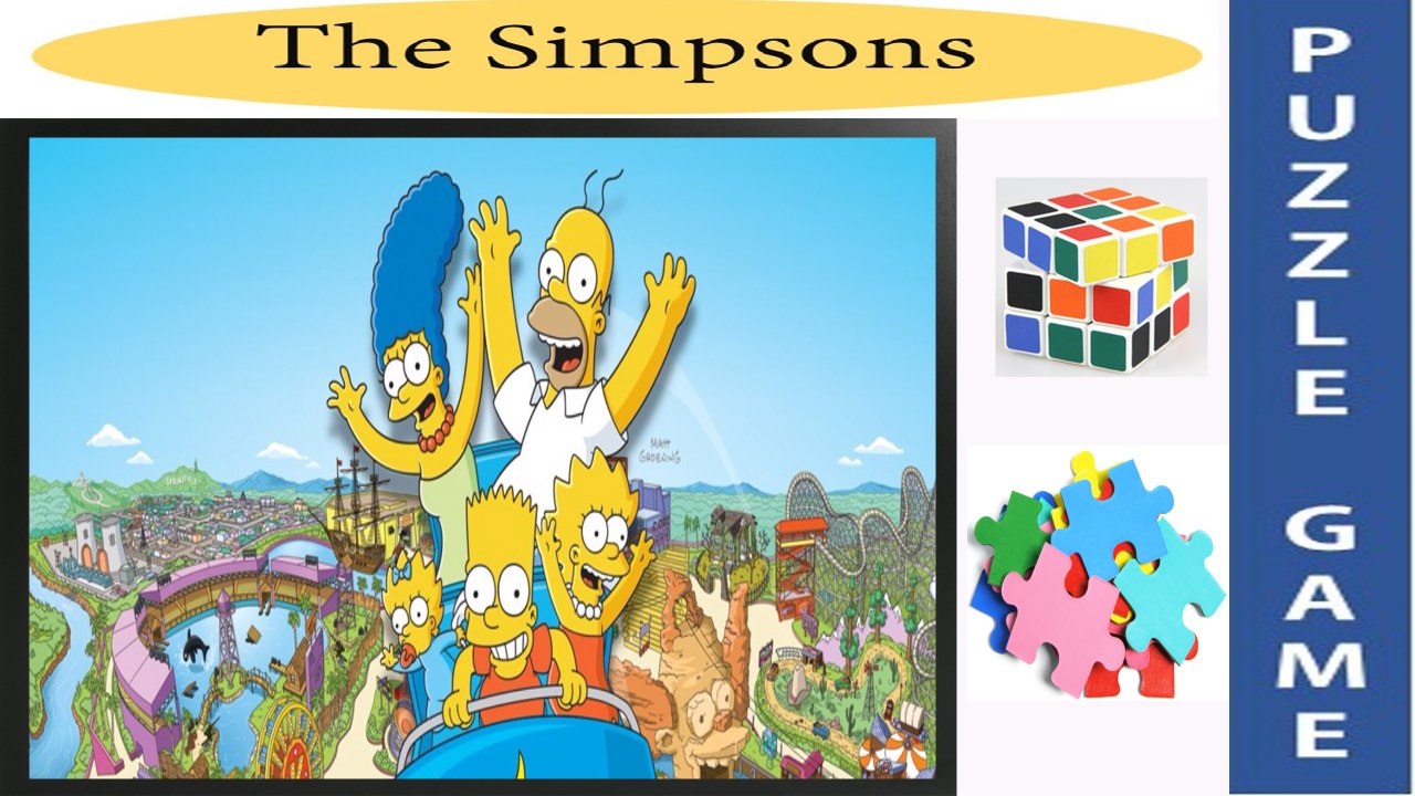 The Simpsons | Amazing Puzzle Game & Jigsaw| for Little Kids | Episode 1