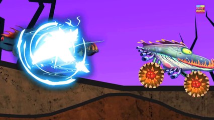 police car vs monster truck | halloween video for kids | street vehicles