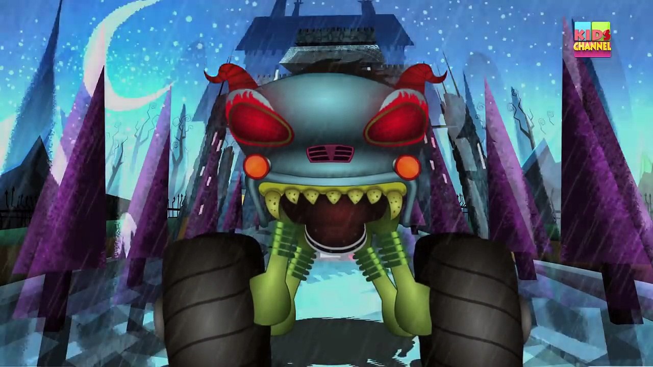 Haunted House Monster Truck - haunted house monster truck in the dinosaur land - part 1 | Episode 25
