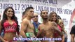 JOJO DIAZ VS ANDREW CANCIO FACE OFF & WEIGH IN - EsNews Boxing